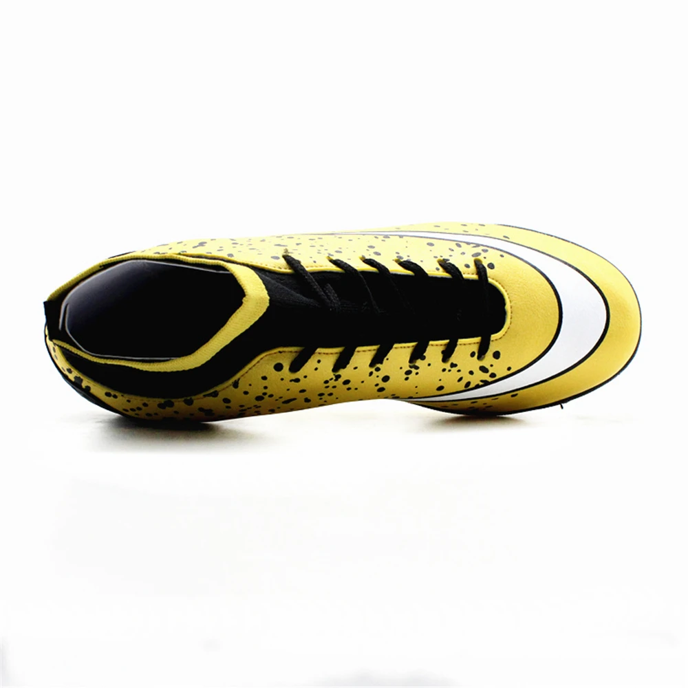 Maultby мужские черные золотые высокие голеностопные бутсы #08G|soccer cleats|indoor cleatsshoes soccer