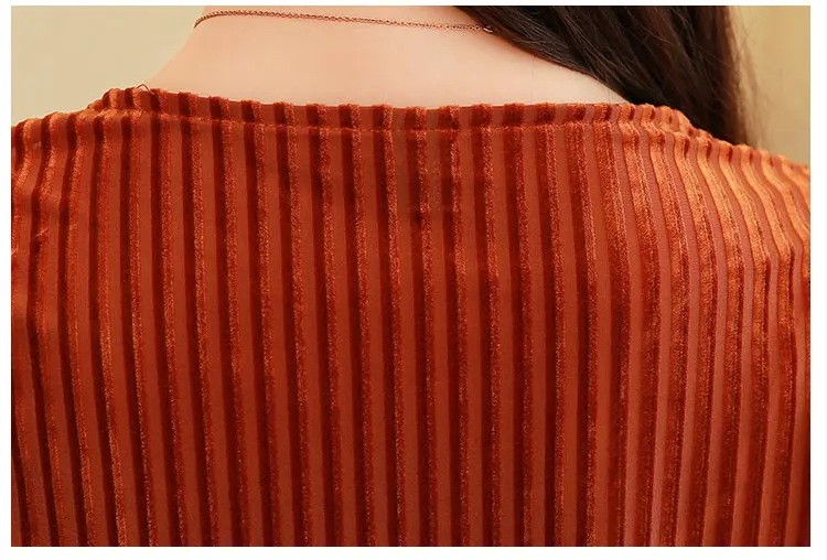 Winter Lace Patchwork Velour Blouse Women Plus Size Tops Ladies Casual Long Sleeve Femme Shirt Autumn Terciopelo Blusas Mujer (18)