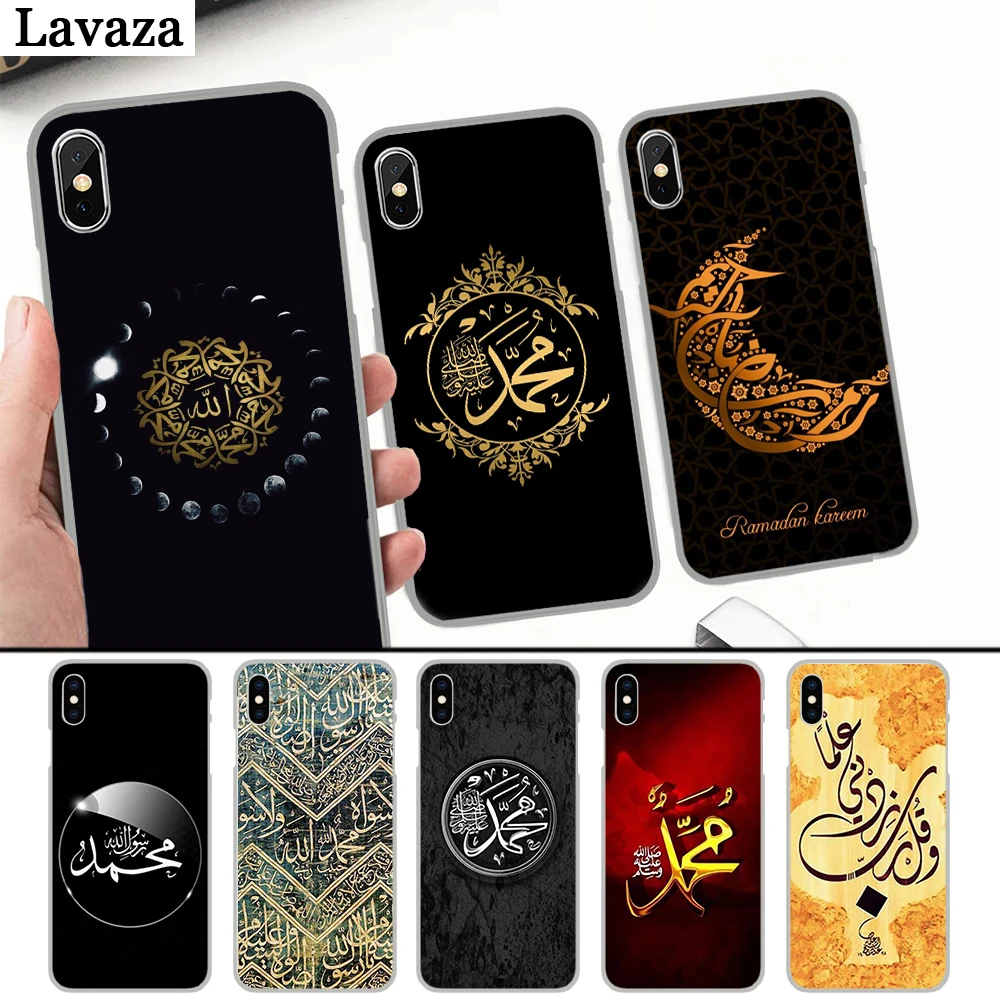 

Lavaza Arab Muslim Islamic Pattern Logo Hard Case for iPhone 4 4S 5 5S 5C 6 6S 7 8 Plus X XS MAX XR