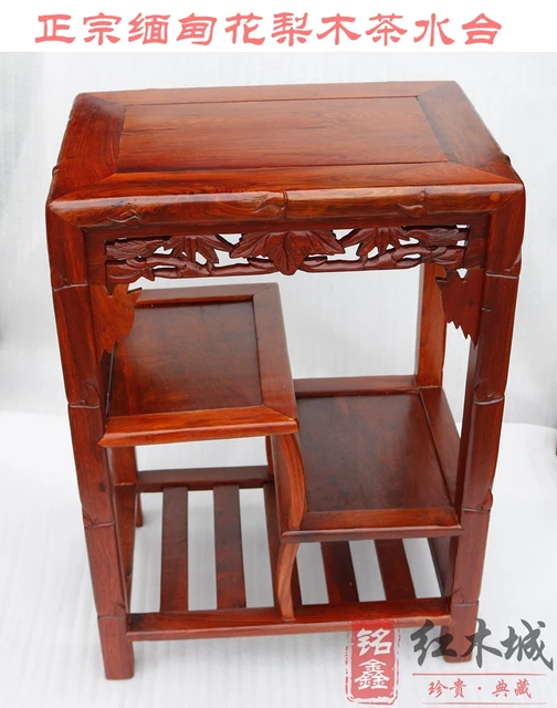 Special Offers Mahogany furniture Burmese rosewood tea cabinets Sideboard coffee table large fruit rosewood tea rack Phone rack