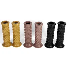 7/" 22 мм Резина Руль рукоятки мотоцикл ручками Бар тяги для Honda Suzuki Kawasaki Триумф Кафе Racer поплавок на заказ