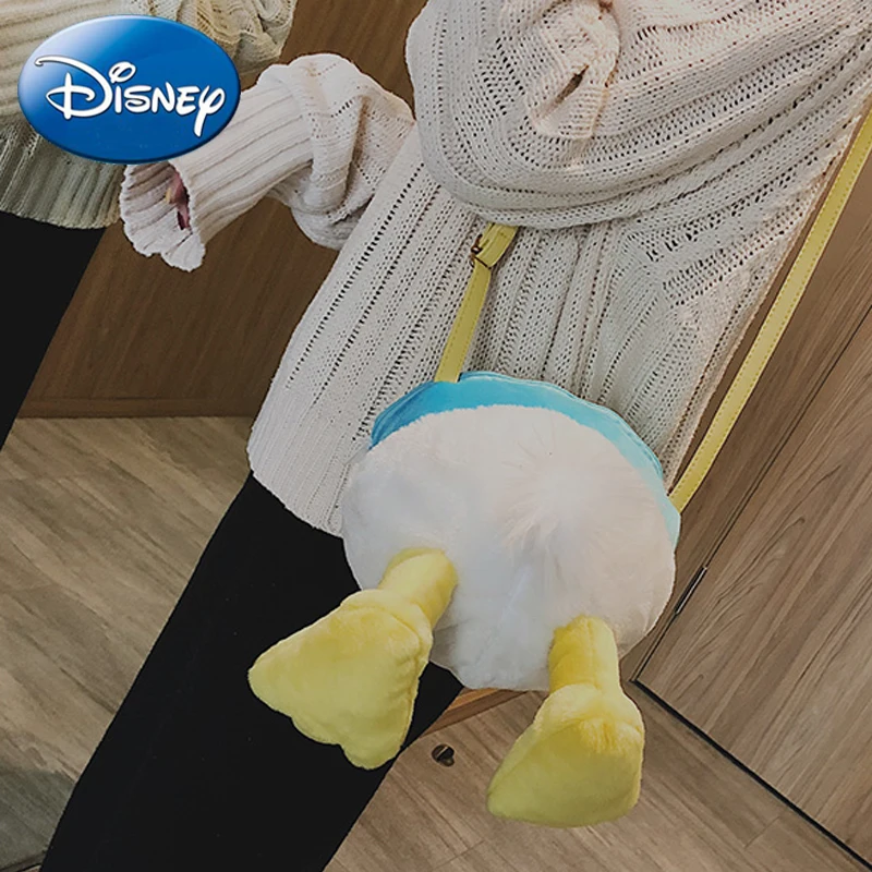 Disney милый мультяшный 3D Детский плюшевый рюкзак игрушка школьная сумка Мини
