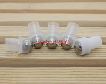 

Free shippping Refillable Thick 5ml Blue Empty Roll on Glass Bottle for Fragrant Perfume Essential Oil Roller Ball 100PCS/L
