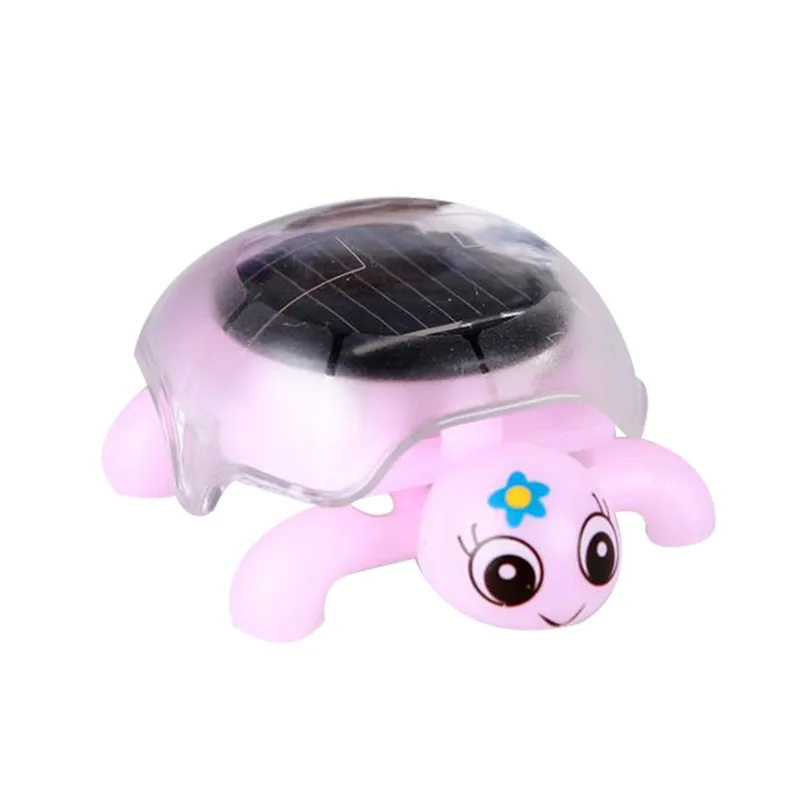Мини солнечной энергии милый черепаха прибор, подарок обучающая Новинка игрушка для детей на солнечных батареях Черепаха Животное модель - Цвет: 2