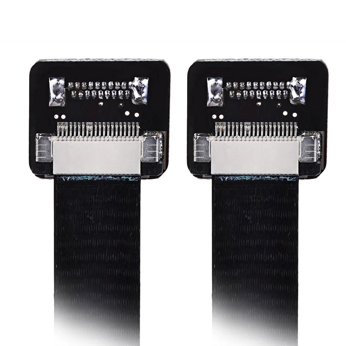

CYFPV FPC Ribbon Flat Cable 0.5mm Pitch 20Pin for HDMI HDTV FPV Multicopter Aerial Photography 50cm 20cm 10cm Black