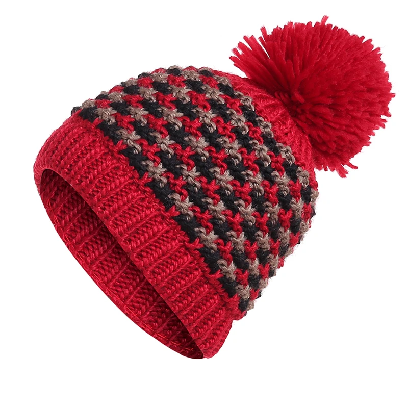 IANLAN Повседневная шапка, шарф, набор для женщин, цветные вязаные шарфы, шапки для девочек, зимняя уличная утолщенная теплая шапка, шарф IL00066