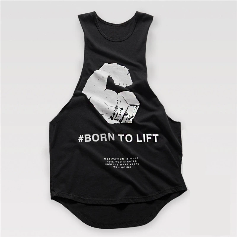 Летние фитнес мужские майки бодибилдинга спортивные майки Singlet брендовая одежда мужская рубашка без рукавов