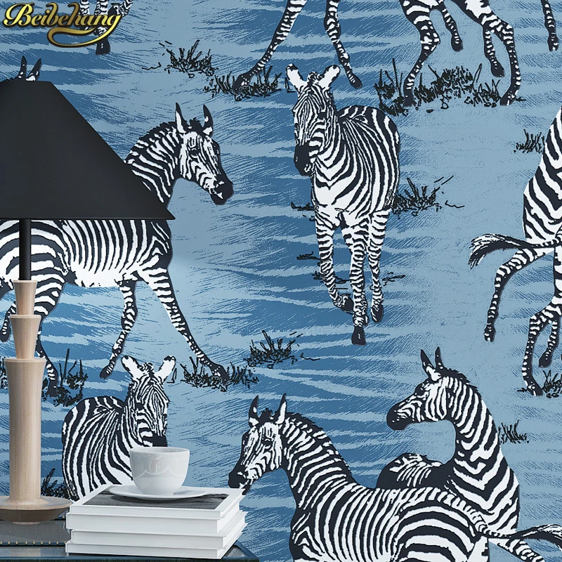 

beibehang Modern Luxury zebra mural wallpaper for walls 3 d Textured Wall Paper Live Room Bedroom wall paper rolls TV background