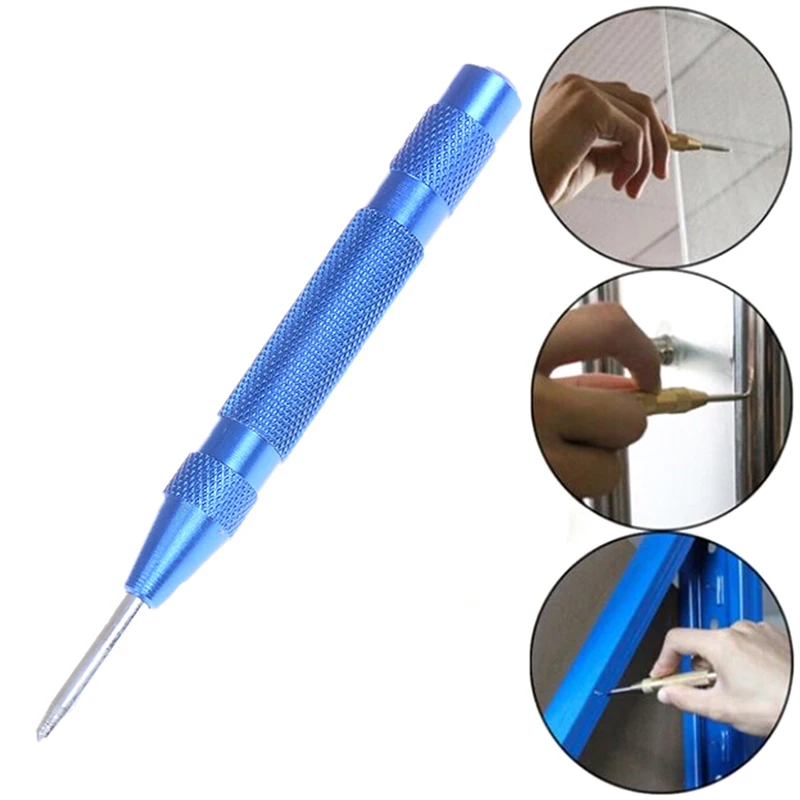 NEW HSS Automatic Drill Center Pin Punch Spring Loaded Marking Starting Holes Tool Wholesale