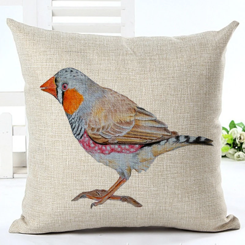 غطاء الوسادة الحيوان جميل الطيور الكتان القطن مزيج غطاء وسادة المنزل كنبة مكتب مربع كيس وسادة الزخرفية غطاء الوسادة s غطاء الوسادة الحيوان جميل الطيور الكتان القطن مزيج غطاء وسادة المنزل كنبة مكتب مربع كيس وسادة الزخرفية غطاء الوسادة s