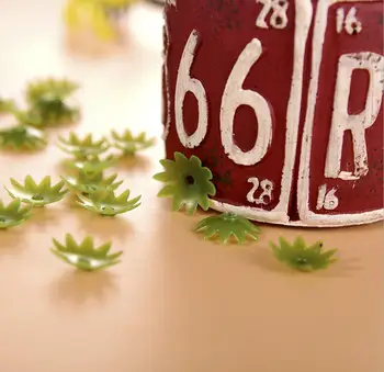 

200g 2cm Artificial Plastic Green Flower Calyx Bowl Base For Flowers Head Bouquet Floral Making DIY Accessory Design-2