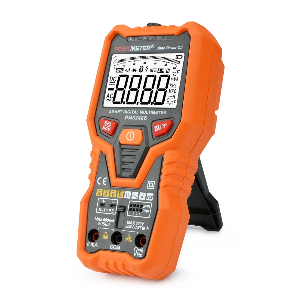 Цифровой мультиметр PEAKMETER PM8248S зажим для мультиметров измеритель емкости тестер