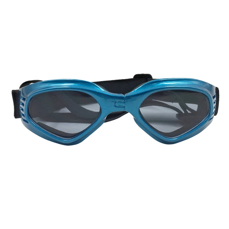 Складывающиеся очки для собак средних и больших собак для домашних животных водонепроницаемые защитные очки для собак УФ солнцезащитные очки - Цвет: L