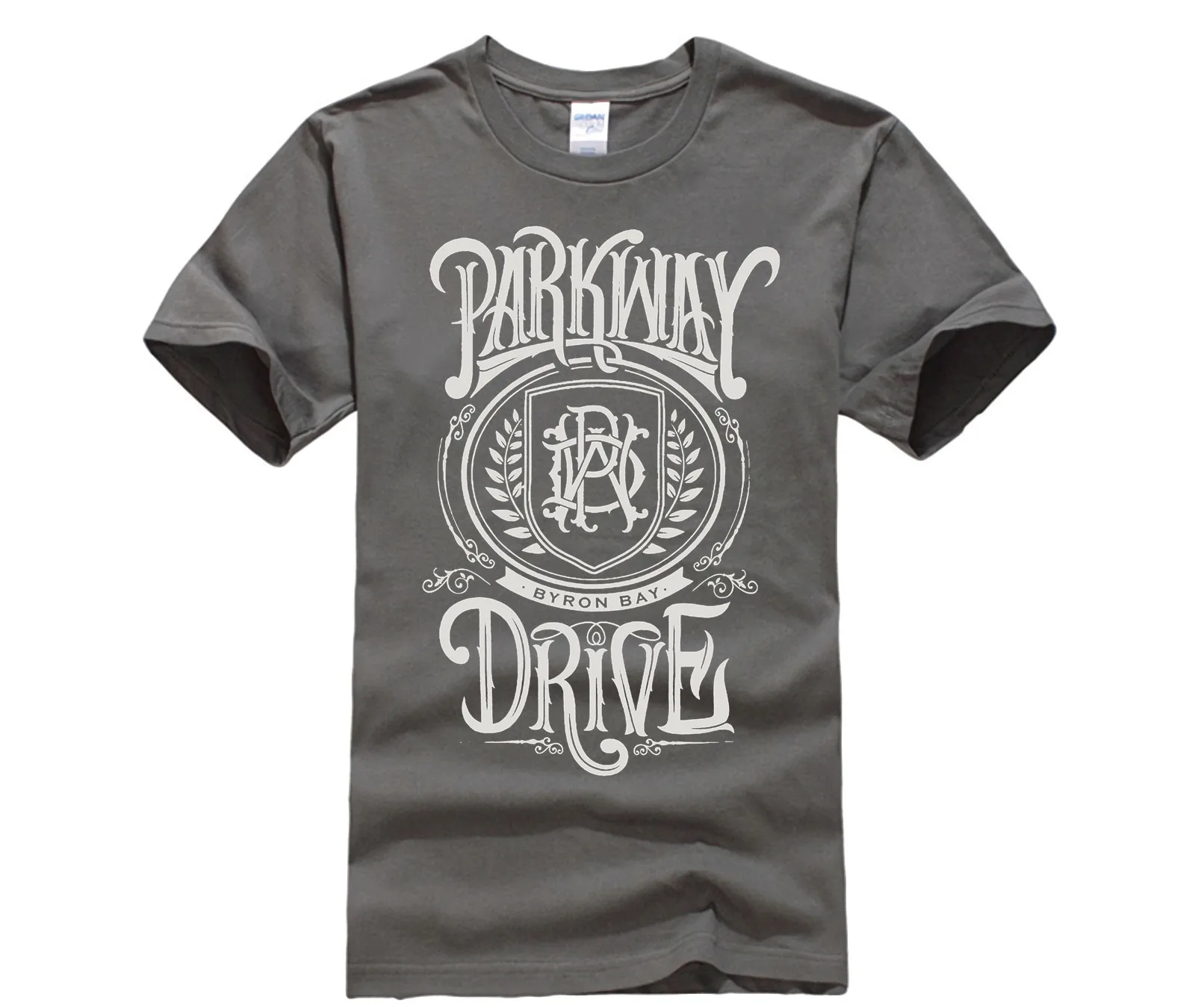 Novit del di Modo Le Cose Sconosciuto T Degli Uomini делла Camicia Parkway Drive Uomini - Цвет: charcoal gray