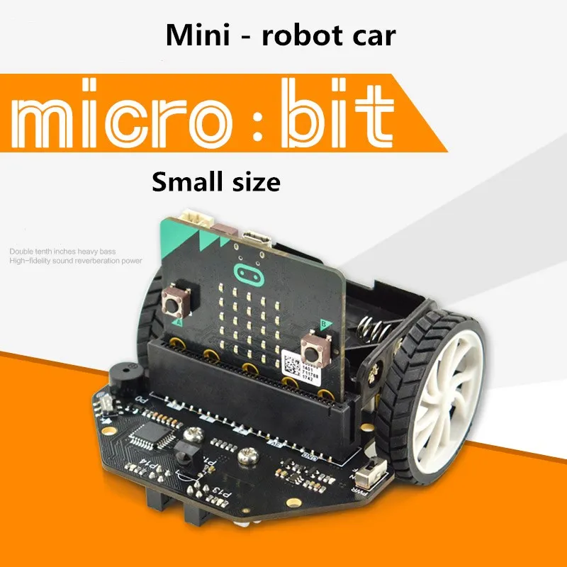 Микро: бит умный автомобиль мини-робот автомобиль инфракрасная патрульная линия графическое Программирование