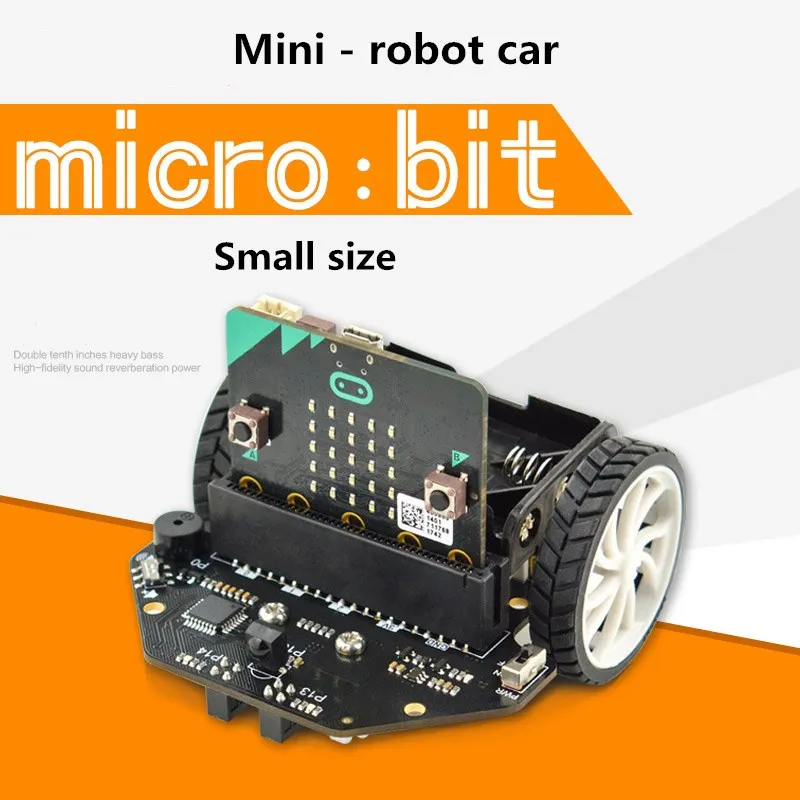 Micro: bit smart car Mini robot графическое Программирование линии инфракрасного