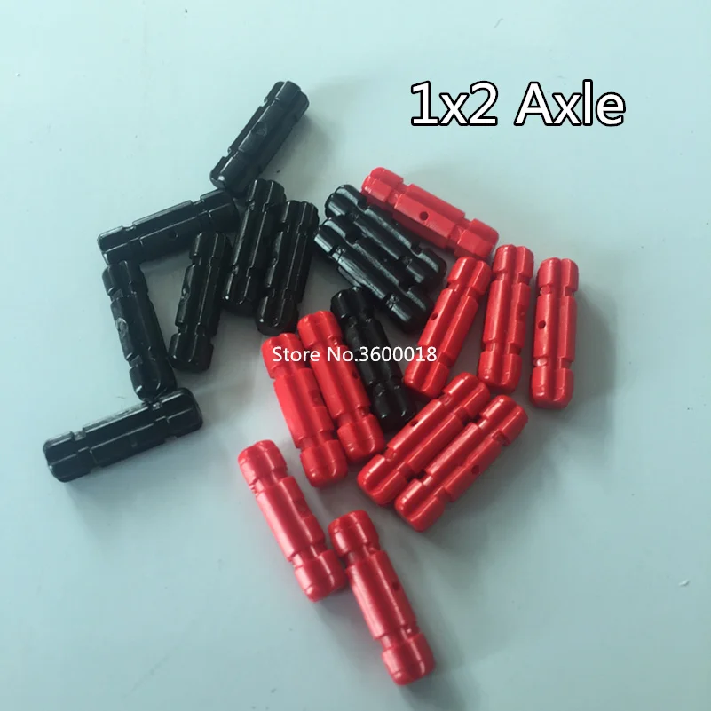 

30pcs/lot DECOOL Technic Cross Shaft Connector Cross 1*2 2# Axle Compatible with legos 32062 MOC DIY blocks bricks parts set