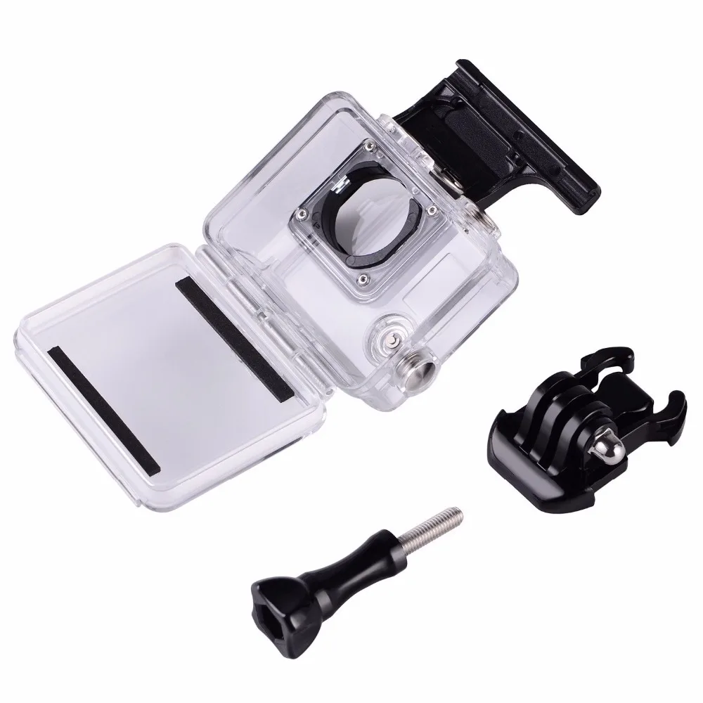 Suptig для GoPro Водонепроницаемый Корпус чехол Hero 4 3 + Подводные защитный бокс Go Pro