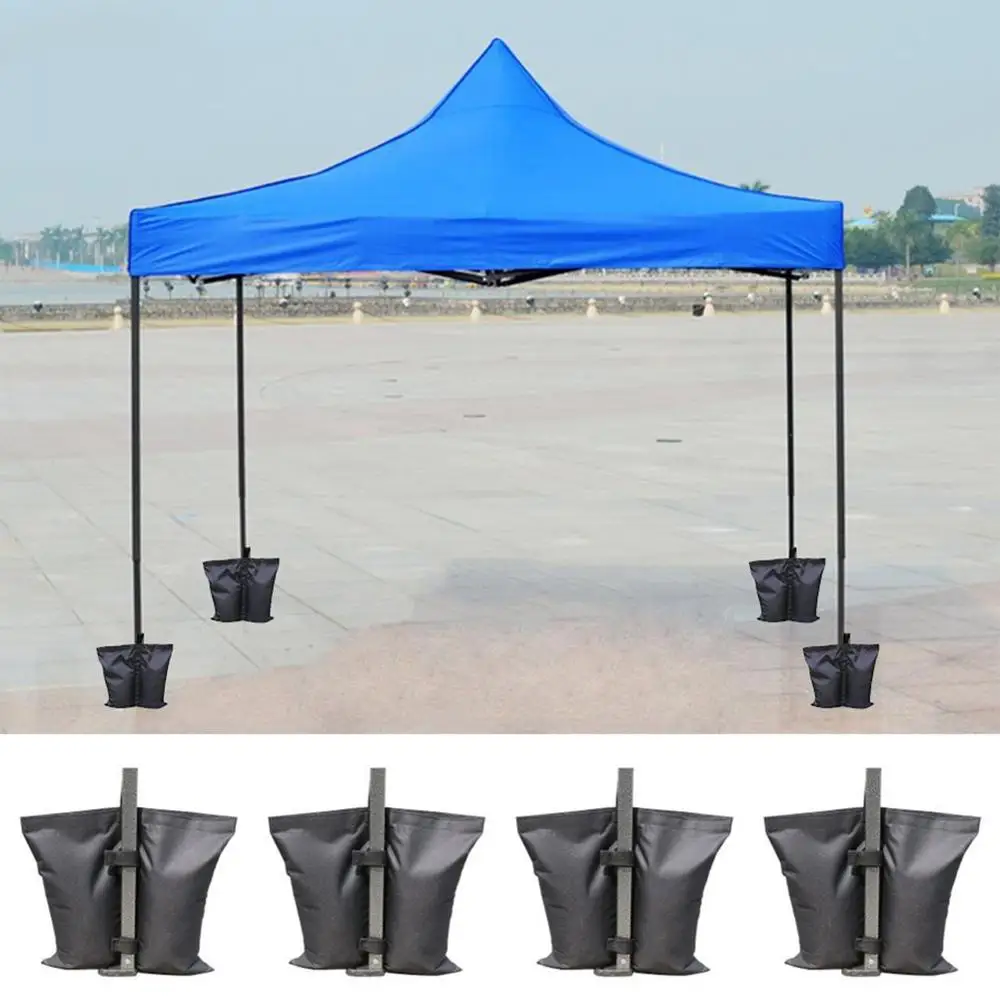 

4Pcs Outdoor Waterproof Fixing Oxford Awning Tent Stand Camping Umbrella Instant Feet Sun Shelter Weighted Sand Bag Holder