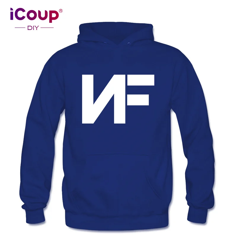 ICoup мужской NF пуловер с капюшоном толстовки - Цвет: Королевский синий