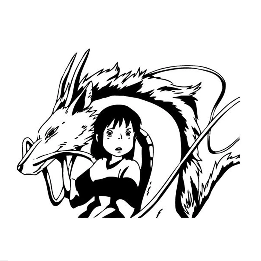 Anime Wall Decals Spirited Away Characters - EC1088 – SDA Image Design Shop