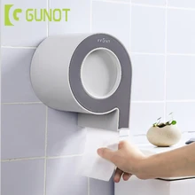 GUNOT держатель для туалетной бумаги настенный гигиенический диспенсер для бумаги ящик для хранения для ванной комнаты портативный держатель для салфеток аксессуары для ванной комнаты
