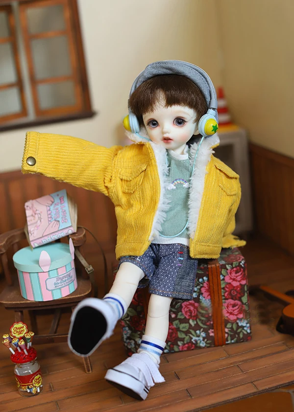 BJD Кукольное платье для 1/4 1/6 yosd. mdd куртка теплые ворсистые хлопковые стеганые куртки landlord silly son куртка(два цвета на выбор) кукла