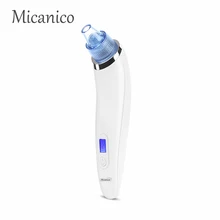 Micanico ЖК-дисплей вакуумное устройство для удаления черных точек Электрический Очиститель пор акне удаление угрей машина для алмазной микродермабразии инструмент для ухода за кожей