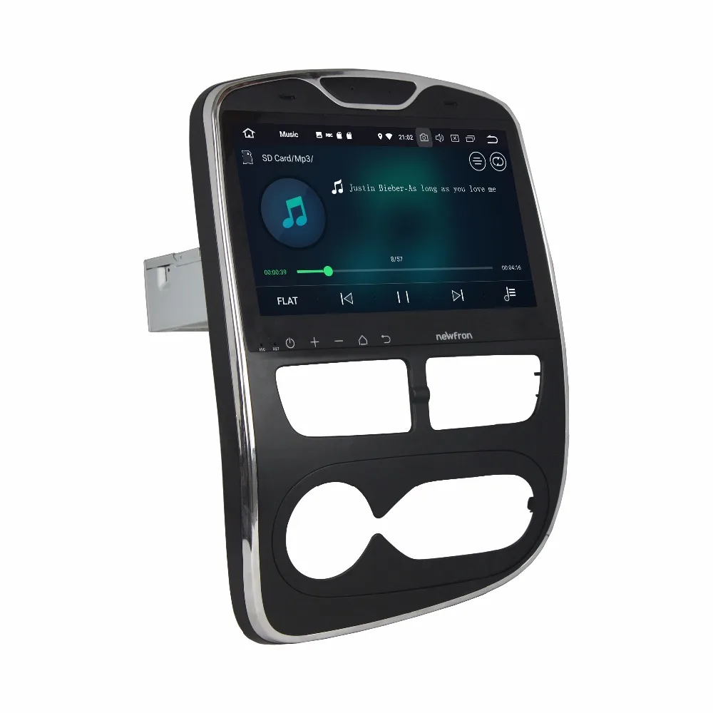 Top Navirider android 8.0 car multimedia player tape octa core 4gb RAM 32gb ROM IPS screen for Renault Clio 2016 headunits GPS Navi 1
