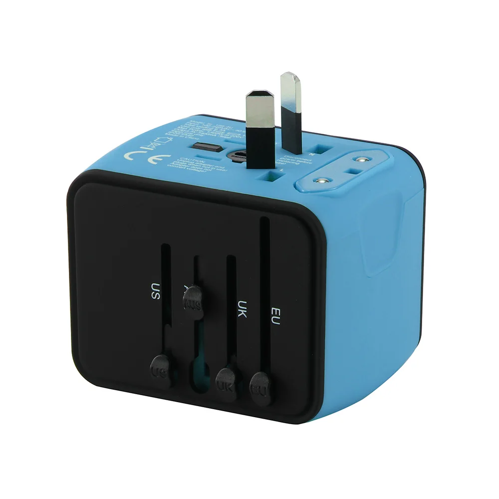 1 шт. Универсальный адаптер для зарядного устройства путешествий с 4 USB