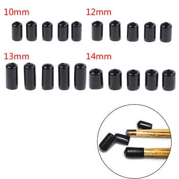 

10pcs 10/12/13/14mm Pool Cue Stick Tip Protector Pub Snooker Billiard Accessories For Stick Snooker Billiard