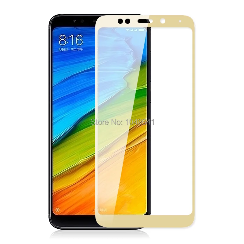 KXM1290J_1_2D Full Screen Covered Explosion-proof Tempered Glass Film for Xiaomi Redmi 5 Plus 5.99 inch
