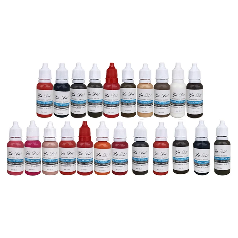 

1 Bottle 1/2oz Tattoo Ink Pigment For Permanent Makeup Easy To Wear Eyebrow Eyeliner Lip Body Arts Paints Tattoo Art Beauty Too