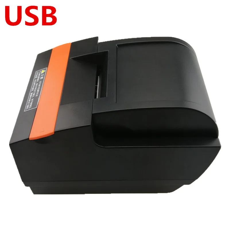 58 мм Термальный чековый принтер автоматическая резка чековый принтер USB LAN Bluetooth принтер Супермаркет розничный магазин специализированный - Цвет: USB