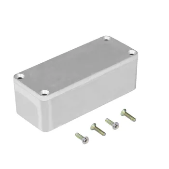 

Portable Aluminum Musical Instruments Kit Cable Stomp Box Effects Pedal Enclosure For Guitar Effect Style Cases Holder