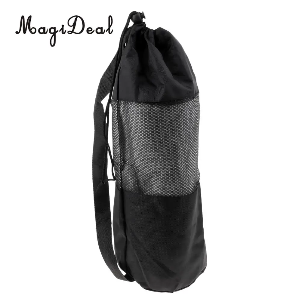MagiDeal Surf Beach Wetsuit Changing Towel Poncho Robe & Hood, Pocket, Mesh Bag for Surfer, Swimmer, Diver - One Size Fits All