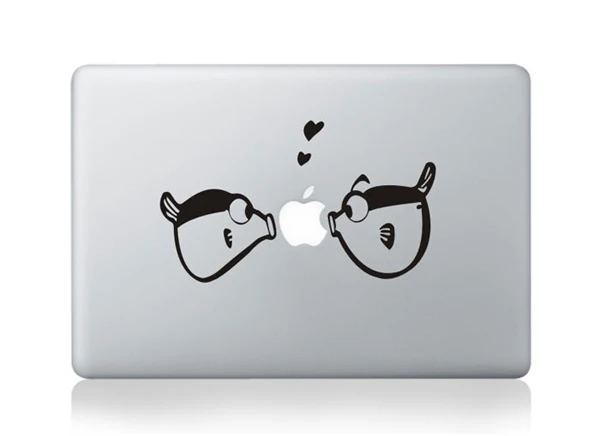 Для ноутбука Apple Macbook Наклейка голова Бэтмен винил для Mac Pro Air retina 1" 13" 1" 1" дюймов крышки кожи Забавный дизайн - Цвет: MB black-Part C (11)