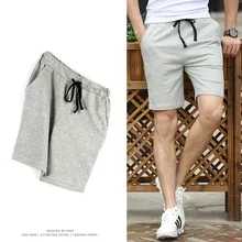 Летние Новые мужские шорты для бега в Корейском стиле, тонкие спортивные шорты, хлопок, для отдыха, длиной до колена, 12 цветов на выбор