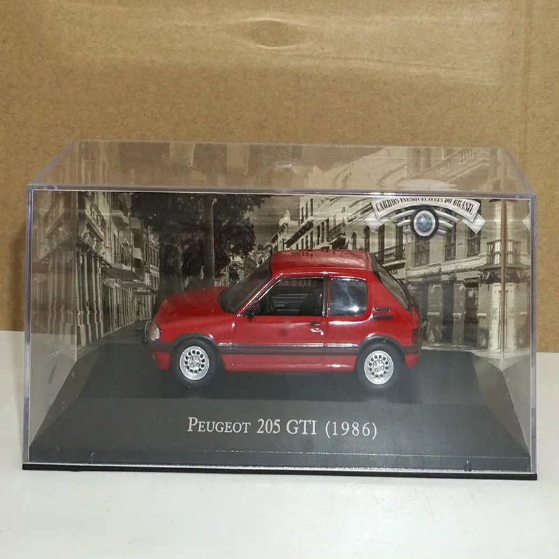 1/43 весы Peugeot-205 GTI 1986 коллекция дисплей модель миниатюрный сплав литья под давлением винтажная модель автомобиля игрушка автомобиль подарок на день рождения