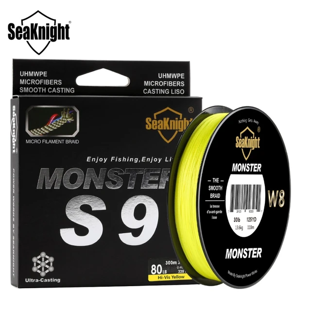 SeaKnight Monster /Manster S9 300M Braided Fishing Lines 9 Strands