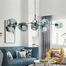 Nordic Pendant Lights Lighting Edison Bulb Hanging Lamp Bedroom Restaurant Droplight Modern Vintage Pendant Lamps Glass Lighting rural pastoral pendant lights wood glass restaurant bedroom lamps lighting 4 heads white wooden pendant lamps za