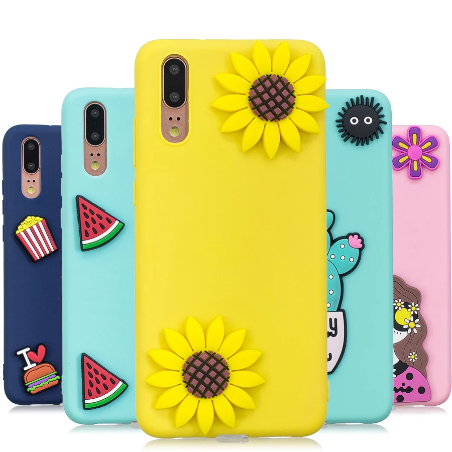 

A50 A30 Case For Samsung Galaxy A50 Coque Samsung A20E A20 A40 A10 A60 A70 A80 3D flower Soft silicone Cover For Samsung M30 M20