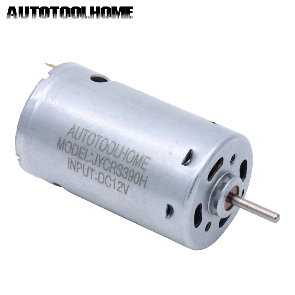 

AUTOTOOLHOME 6-12V DC Motor High Torque Gear Carbon Brushes for R/C Power Wheels PCB Electrical Hand Drill Toy Model Tool 2.3mm
