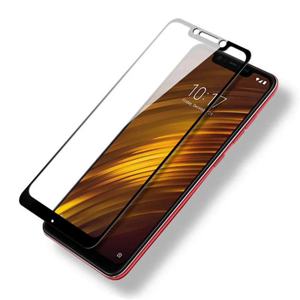 2 шт 9H закаленное стекло для Xiaomi Pocophone F1 Защитная стеклянная пленка для Xiami F1 celular xaomi Xiaomi Little F1 Ful