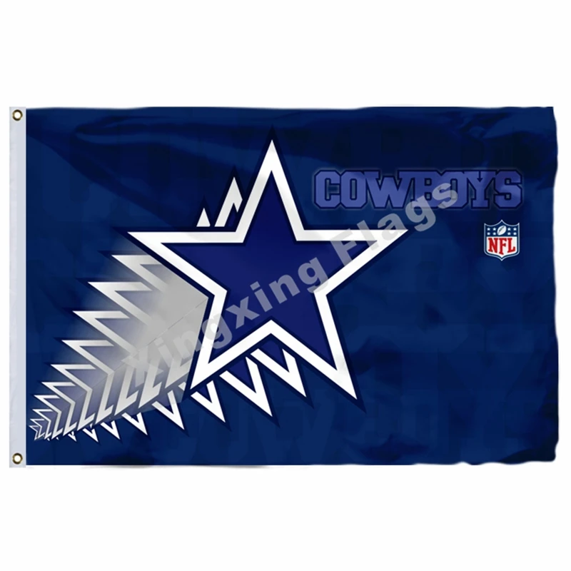 Dallas Cowboys Texas State Flag 3ft X 5ft Polyester NFL Team Banner