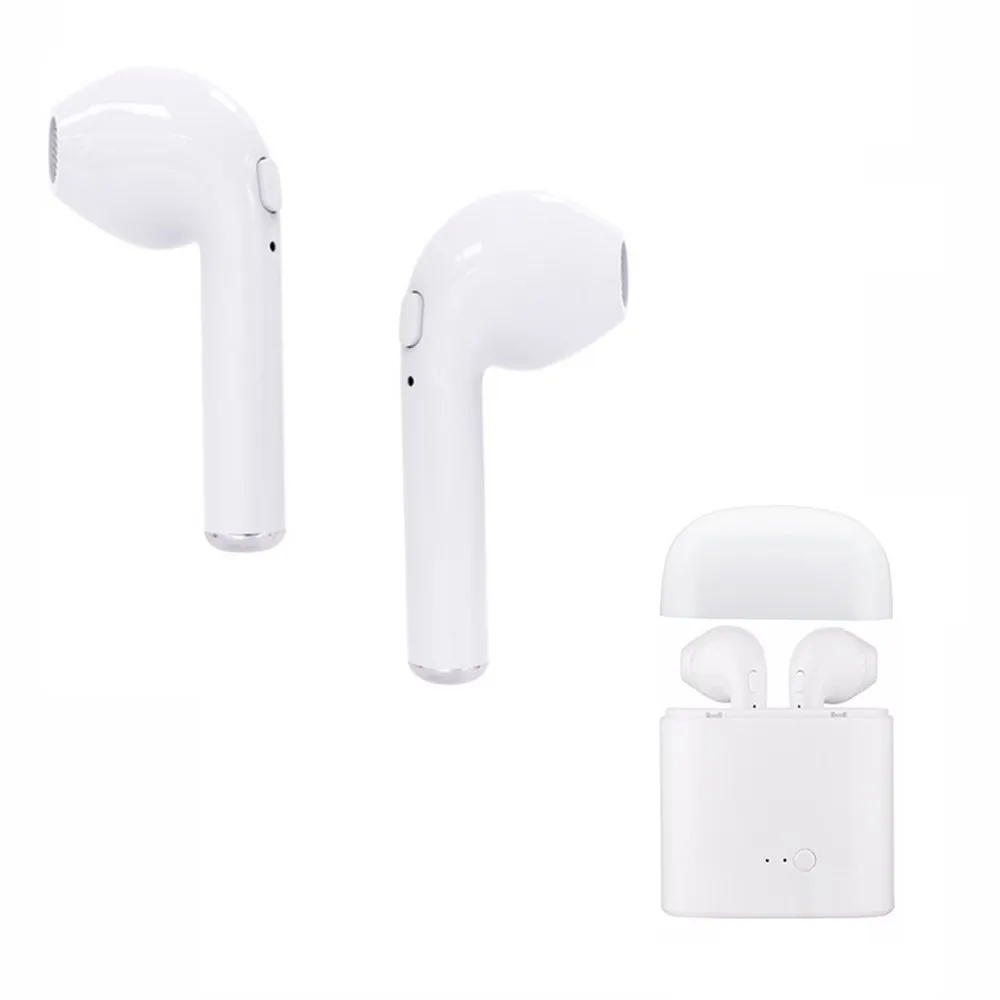 Беспроводные bluetooth наушники двойные мини гарнитура TWS микрофон для iPhone samsung