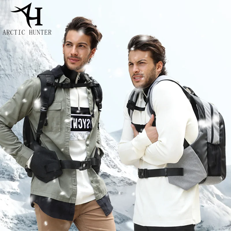 ARCTIC HUNTER USB теплый рюкзак мужской деловой дорожный 15 6 Для Ноутбука Мужской