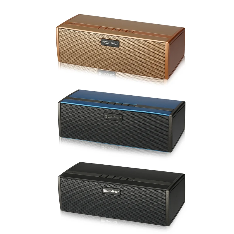 SOMHO S323 Bluetooth беспроводной динамик супер бас портативный динамик s с fm-радио