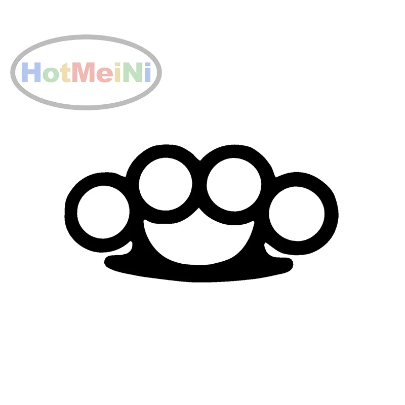 HotMeiNi 6*3 дюйма латунные наклейки на костяшки пальцев V1 наклейка JDM FCK ILL для кузов
