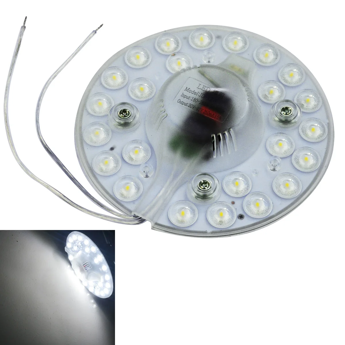 

jiawen 12W cool white LED module ,LED ceiling lamp light source (AC 180-265v), free shipping